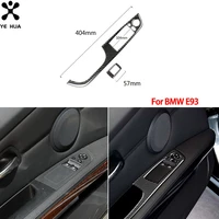 for bmw 3 series e93 specialized carbon fiber door window switch panel cover trim automotive interior stickers car accessories