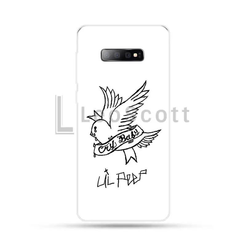 

Lil Peep rock singer tattoo Phone Case Transparent for Samsung A71 S9 10 20 HUAWEI p30 40 honor 10i 8x xiaomi note 8 Pro 10t 11