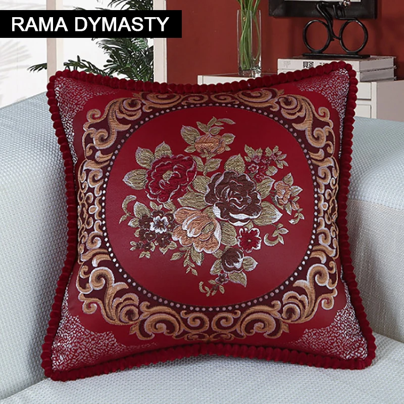 Высококачественные наволочки в европейском стиле с вышивкой льняные хлопковые