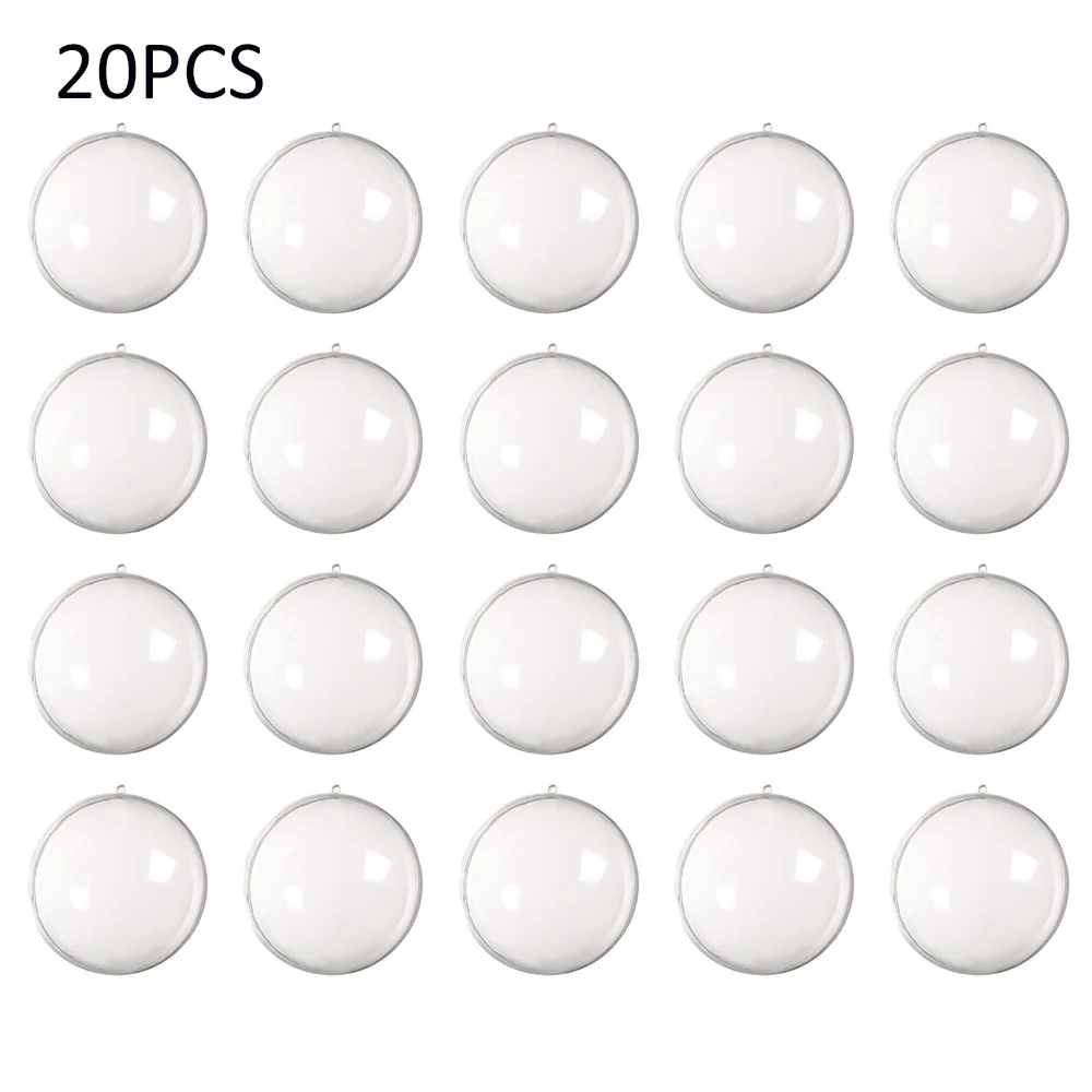 20 шт. круглые пластиковые подвесные шарики для ёлки|Декоративные шары| |