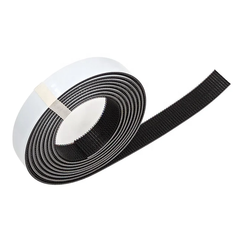 Многоразовая застежка с двойным замком SJ3541 черная грибная клейкая лента