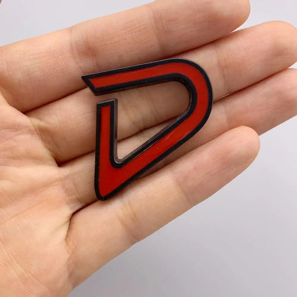 Металлический 3D SD значок с логотипом D наклейка на заднюю дверь автомобиля