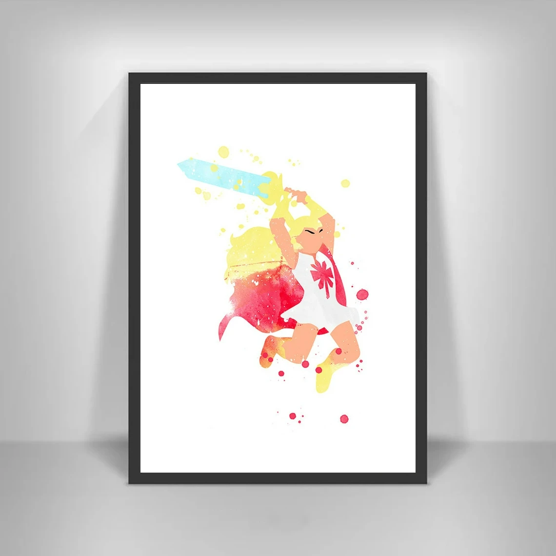 

Плакат She-Ra из аниме, альтернативные минималистичные художественные принты на холсте, украшение для дома, настенная живопись (без рамки)