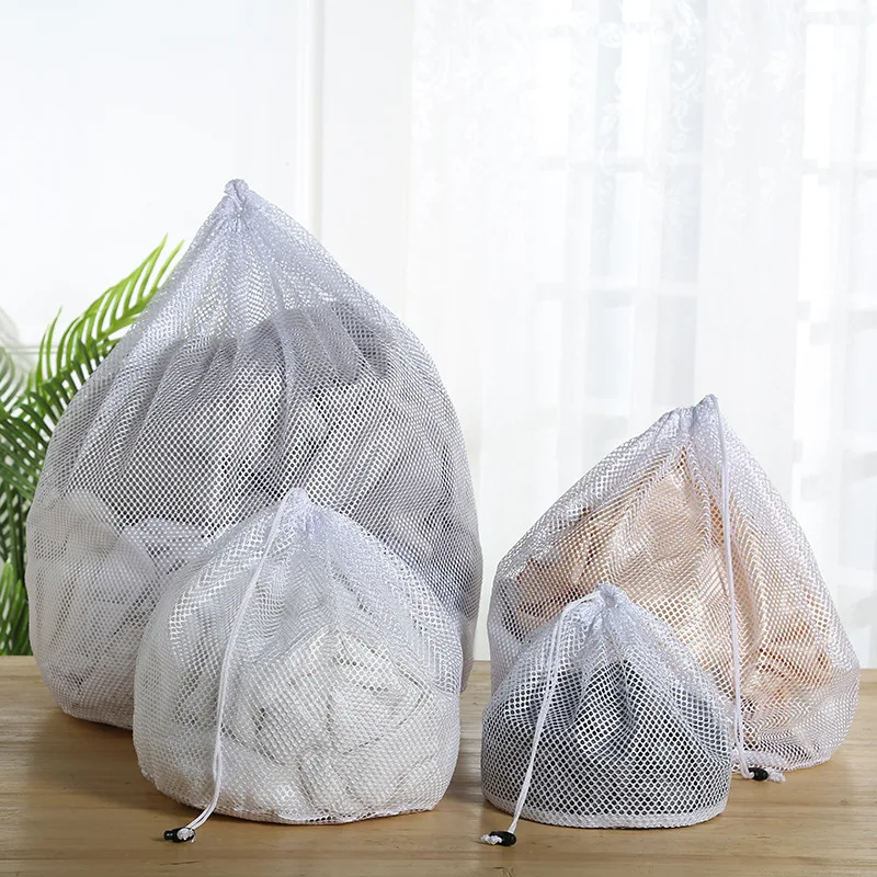 

Nylon mesh laundry bag underwear laundry bag baske High-quality Beach toy storage bag Fishing net bag Laundry net bag Travel bag