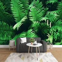 custom 3d photo green leaves nature landscape non woven mural wallpaper for living room bedroom tv sofa background home decor