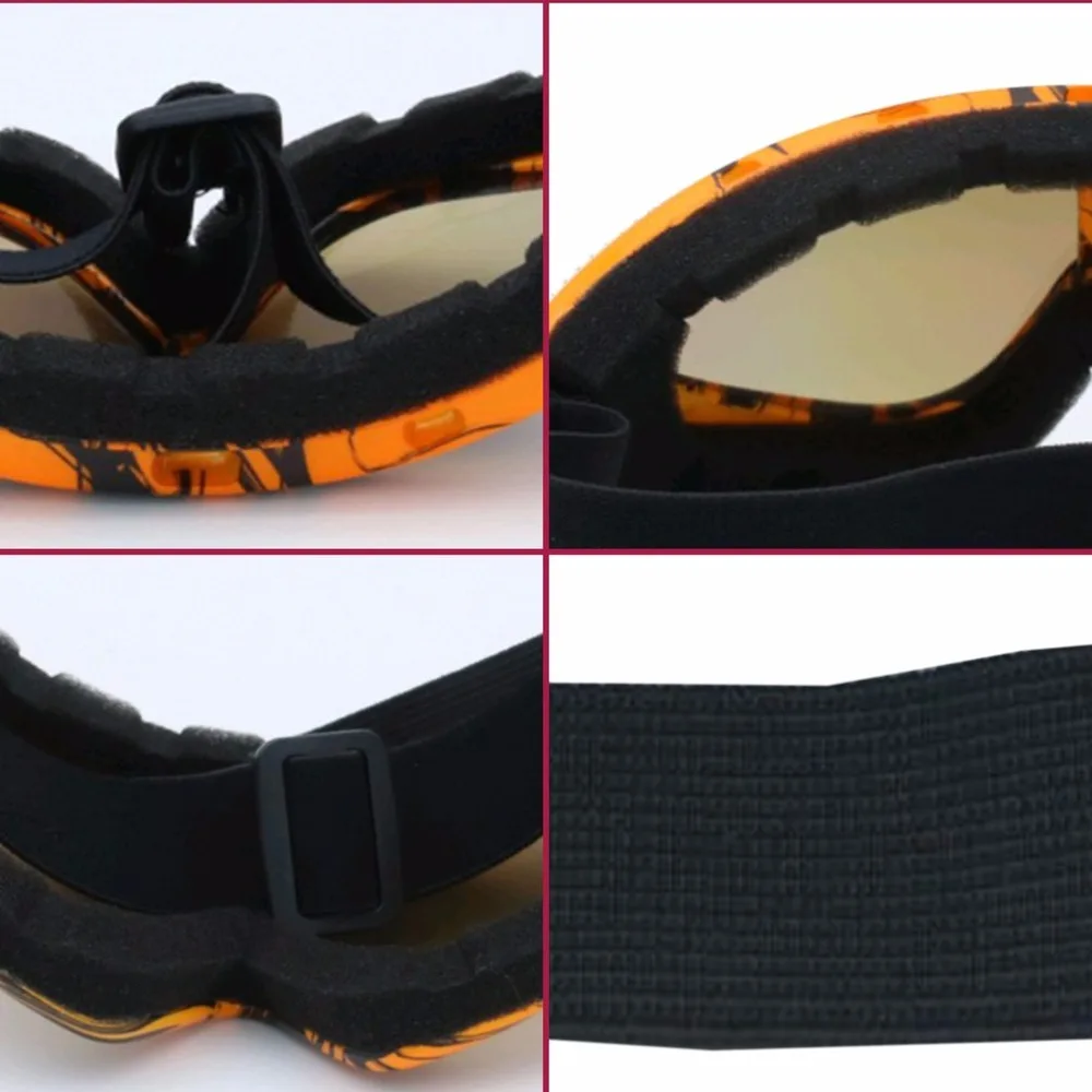 Лыжные очки унисекс защита от песка ветрозащитные для сноуборда лыж активного