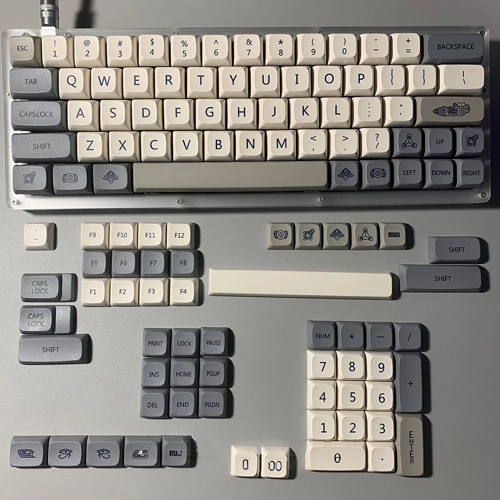 Колпачки для клавиш XDA Profile PBT Cherry Mx Gateron Kailh Box Механическая игровая клавиатура с