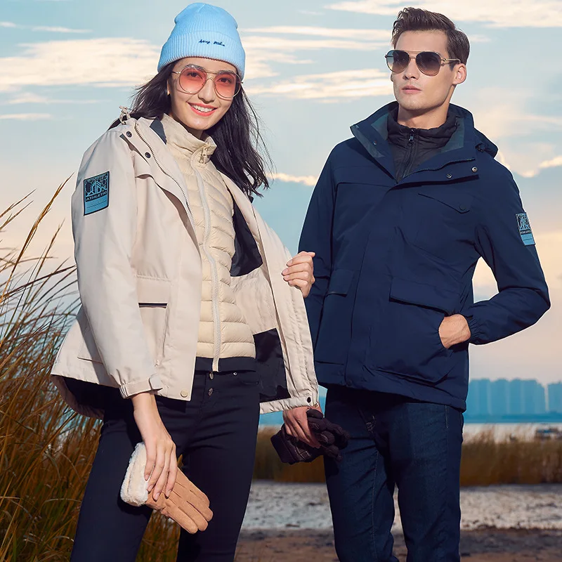 

Man‘s Women‘s Jackets Waterproof Pizex Windproof Warm Coats Male Pizex Hooded Jacket Breathable Ski Jackets -40