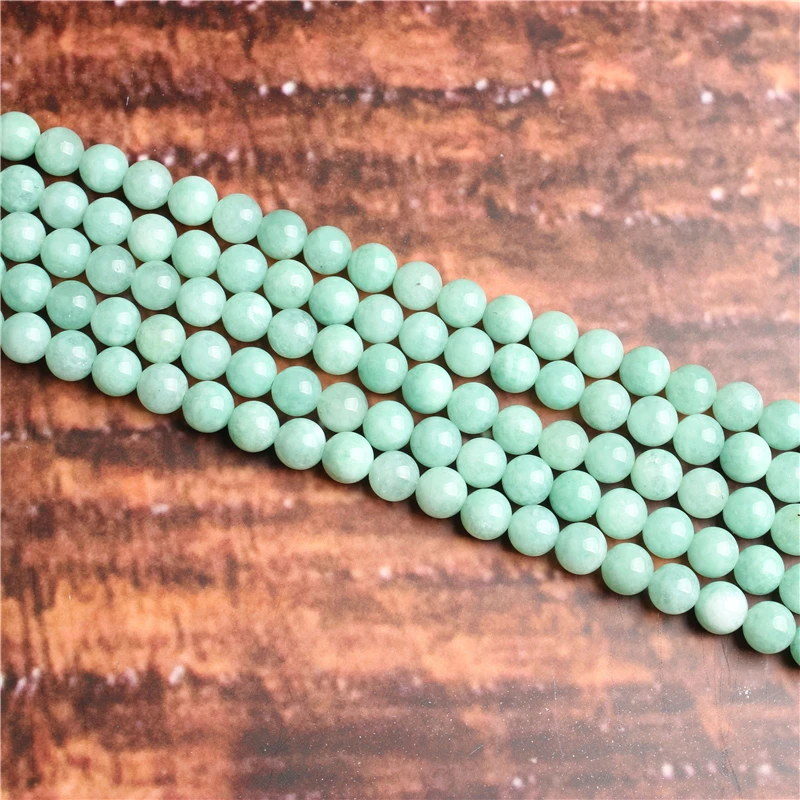 

Burma jadeNatural Stone Beads Loose Stone Beads For Jewelry Making DIY Bracelets Necklace Accessories 4/ 6/8/10mm