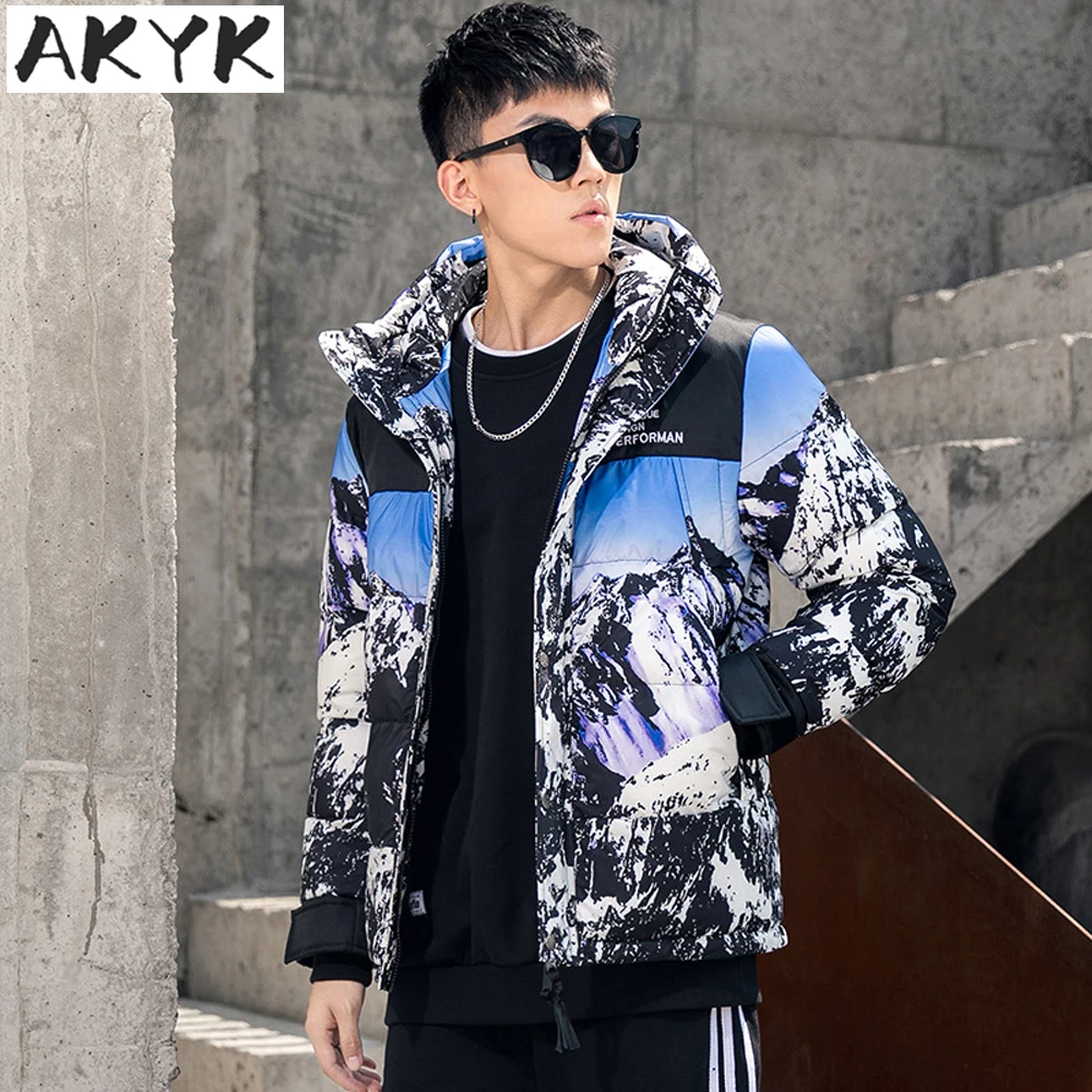 Winter casual down jackets