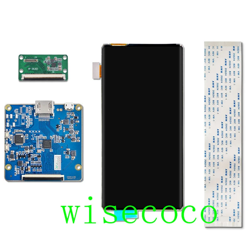 Pantalla Flexible OLED de 6 pulgadas, pantalla de visualizaci&oacute;n de 2160x1080, placa de controlador MIPI, enrollable, amoled-5