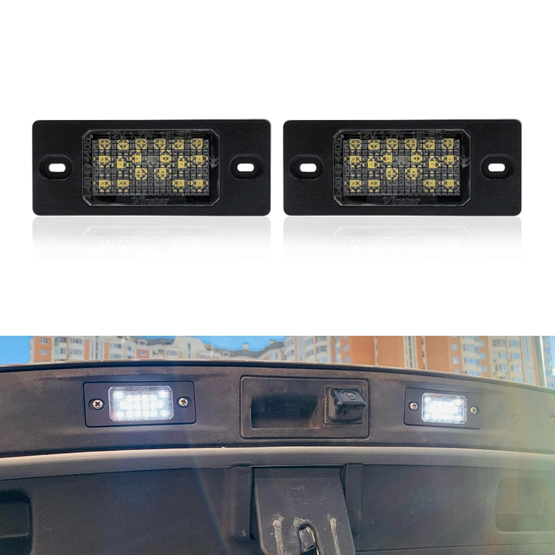 Подходит для Porsche Cayenne 955 957 2003 2010 SMD белые светодиодные с Canbus Освещение номерного