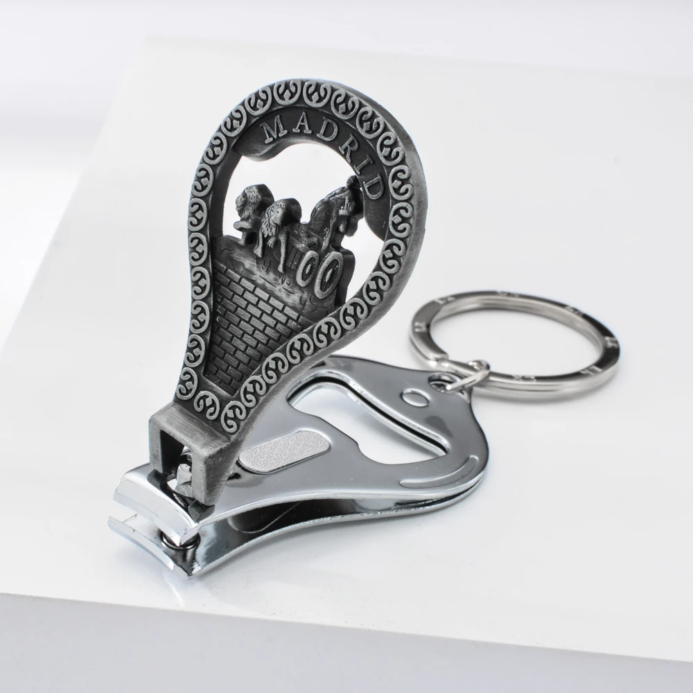 Винтажный брелок Vicney в Испании и Мадриде для ключей виде фонтана богини Cybele из