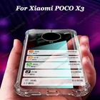 Прозрачный чехол для xiaomi mi poco x3 чехлы для xiaomi pocox3 poco x2 poco f2 pro силиконовый чехол для телефона coque POCO X3 coque