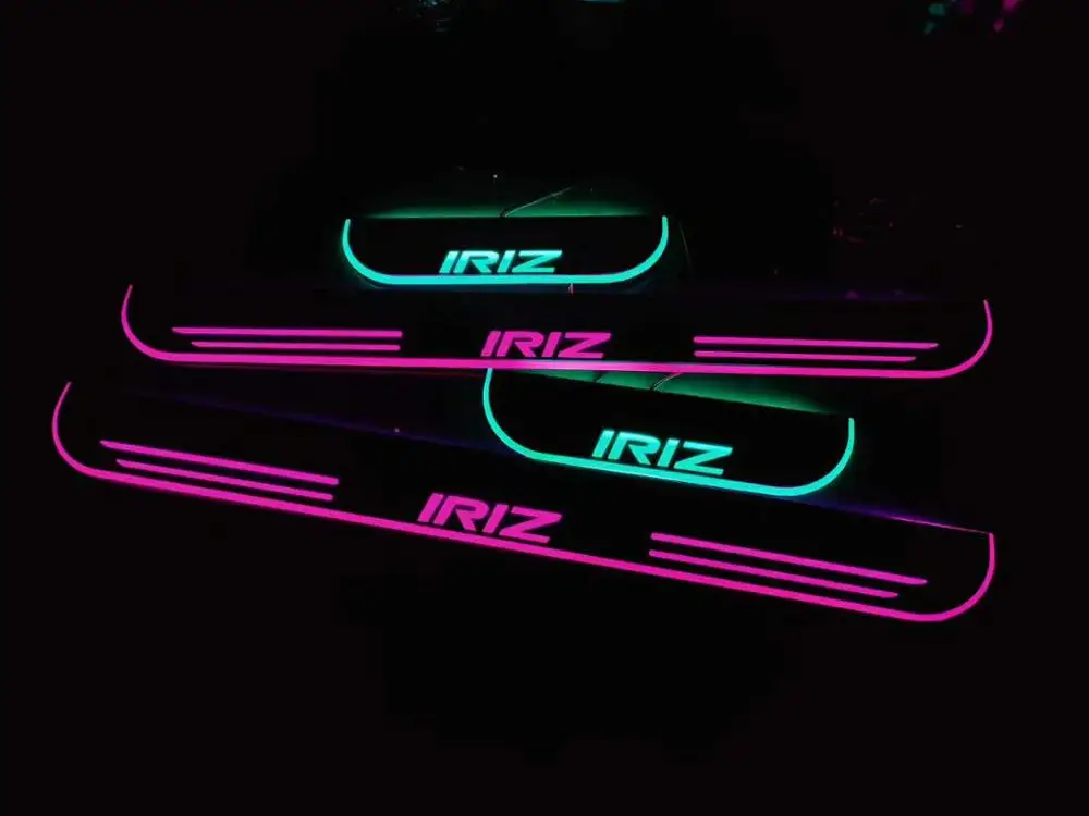 

Led Door Scuff for Proton Iriz Dynamic Door Sill Plate Flat Lining Overlay Flowing/still Light