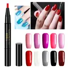 10 Цвета матовый одношаговый гель лак для ногтей пера 3 в 1 УФ Краски для УФ гель лак для ногтей лак ручка нет необходимости для верхнего и базового покрытия ногтей Гель-лак гель TSLM1