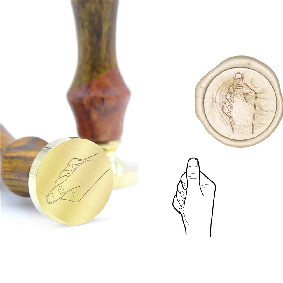 B54 воск печать на заказ уплотнительный кулак Сделай Сам штамп набор ручки для