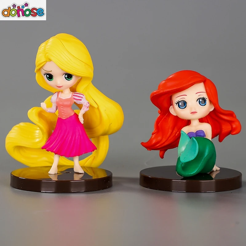 Принцесса торт Топпер Белоснежка Алиса Русалка фигурка украшение маленькая