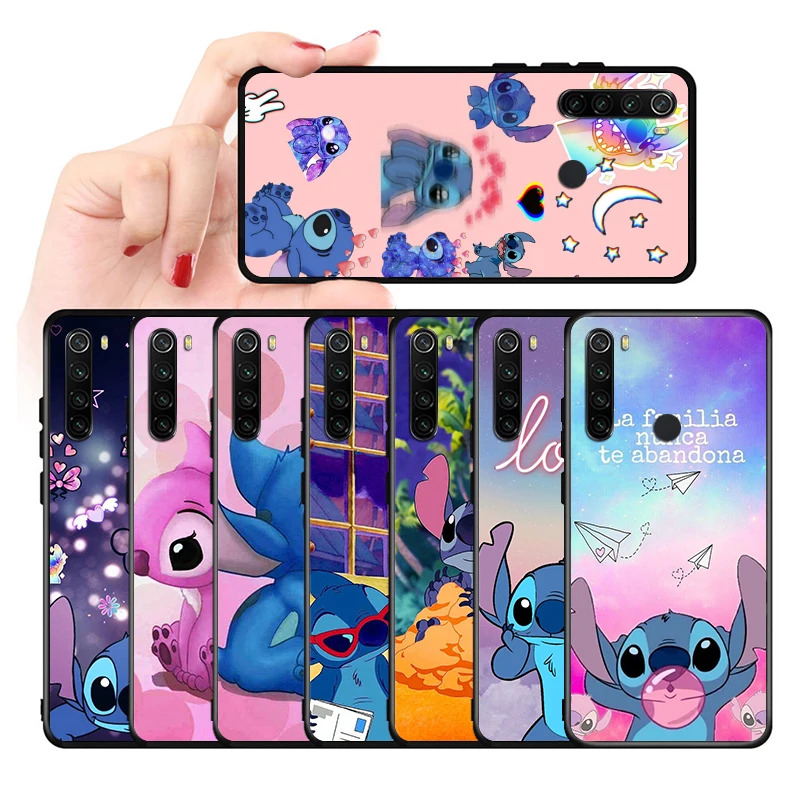 

Stitch Abomination Monster For Xiaomi Redmi Note 10S 10 9 9S 9T 8T 8 7 6 5 Pro Max 5A 4X 4 5G Soft Silicone Black Phone Case