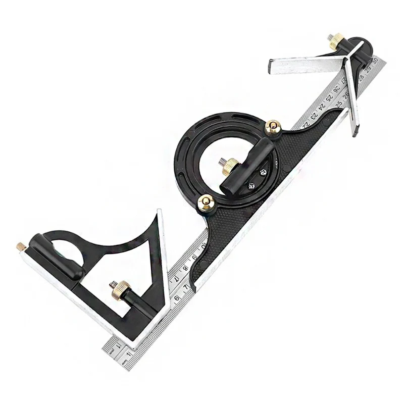 30 см/12 дюймов комбинированная угловая линейка из нержавеющей стали квадратный