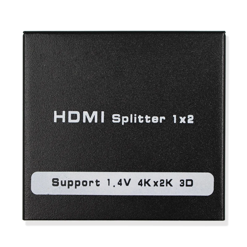 Full HD HDMI сплиттер 1 в 2 Выход ретранслятор усилитель 3D 1080P 4K переключатель коробка