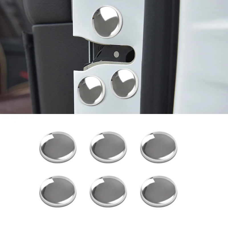 12 шт. металлический сплав Автомобильный Дверной замок Защитная крышка винта
