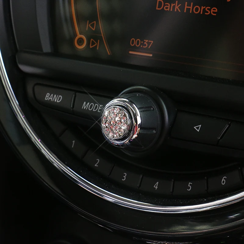 Шикарные украшения для интерьера автомобиля комбинация аудио медиа кристаллов