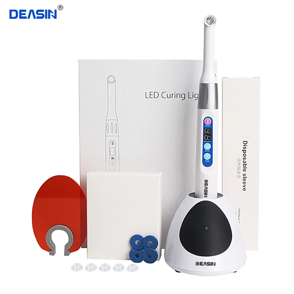 Woodpecker Style DTE i LED Dental Wireless LED Curing Light 1S Curing 2300mW/CM2 Lampada LED dentale Curing Light Lamp Material