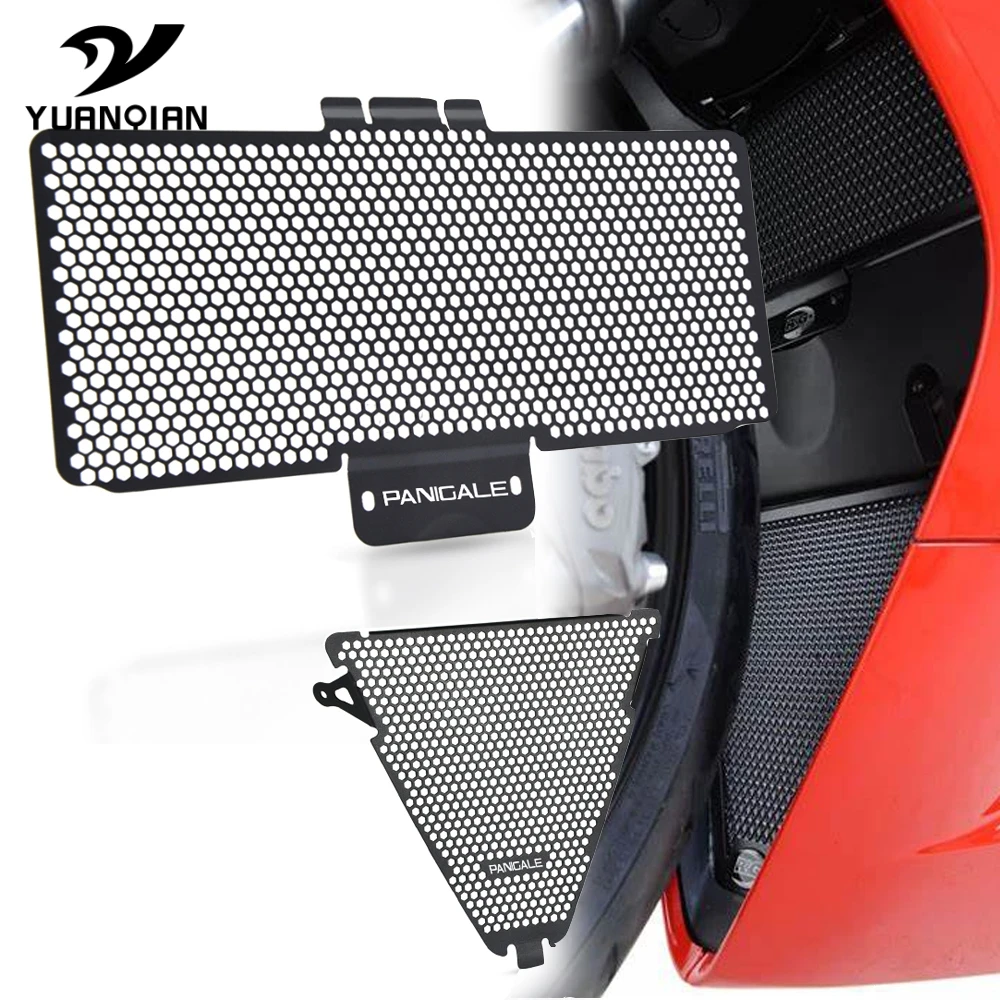 

Верхняя и нижняя решетка радиатора мотоцикла для Ducati Panigale V2 959 Racing 899 1199 Трехцветная S 1299 R S Защита Крышки Радиатора