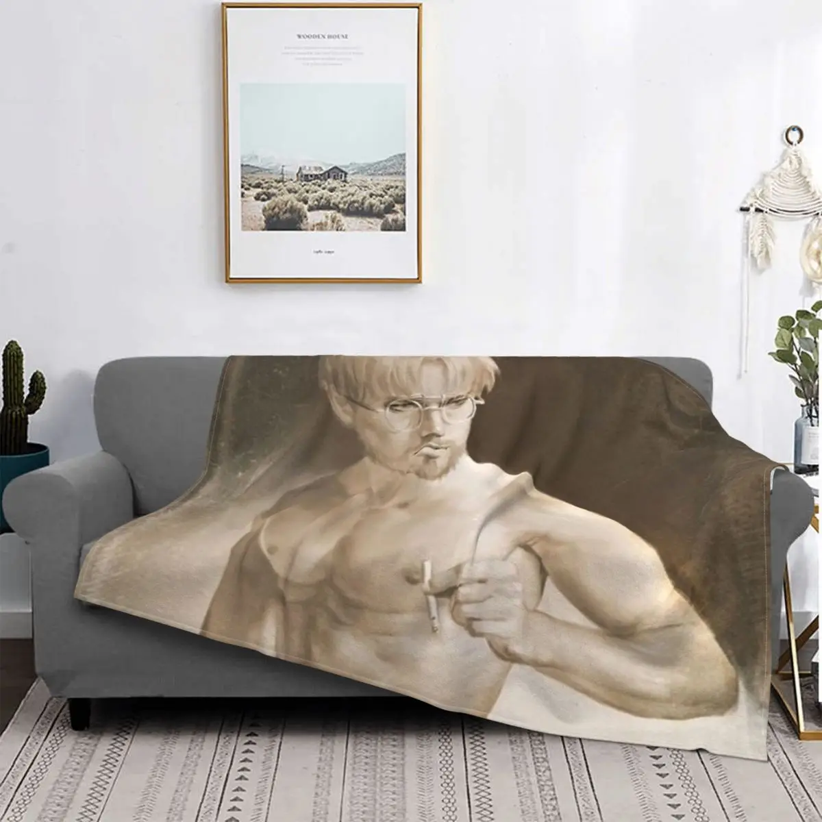 

Одеяло Zeke Yeager, покрывало, Клетчатое одеяло, Клетчатая блузка в стиле бохо, одеяло, плюшевое аниме