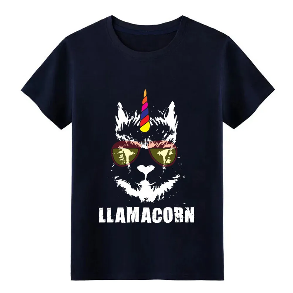 Llamacorn Единорог Альпака лама лицо солнцезащитные очки Футболка Мужская