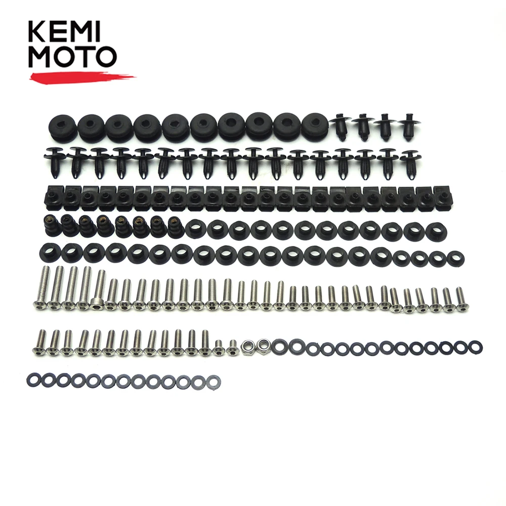 KEMIMOTO для мотоцикла Yamaha YZF R6 в комплекте Обтекатели болты гайки шайбы крепежная