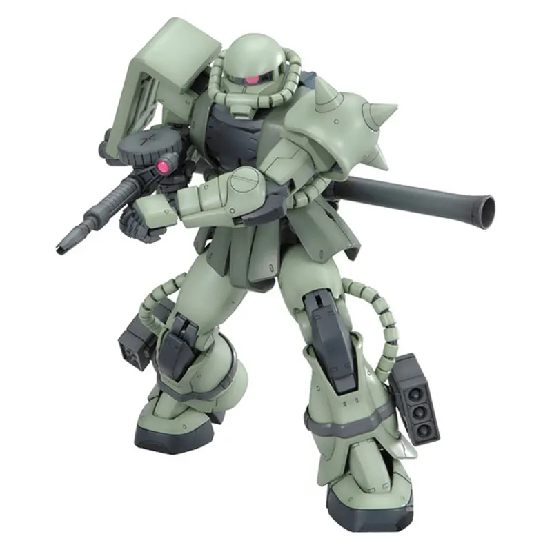 Bandai Gundam модели в наличии на складе сборе 49252 мг 1/100 MS 06J Zaku II Ver.2.0 робот Гандам