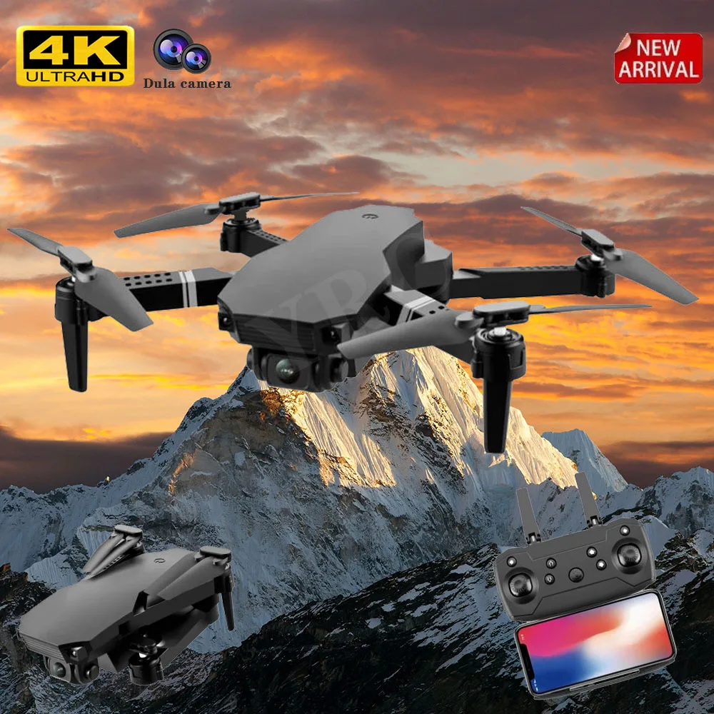 

Квадрокоптер S70 складной с камерой 4k, 20 минут полета