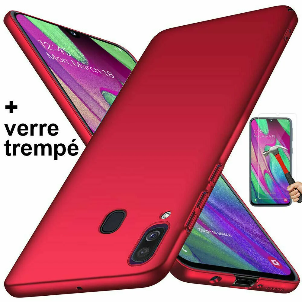 

COQUE FOR SAMSUNG a10 A21s A20e A40 A51 J6 A8 A7 S20 S10 S9 S8 + VITRE VERRE TREMPE
