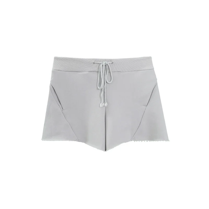 

High Waist Casual Pants Shorts for Women 2021 Spring and Summer New Slimming outside Wear Thin Solid Color Leggings Versatile