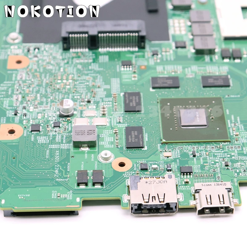NOKOTION CN-0J2WW8 0J2WW8 основная плата для Dell inspiron N5110 материнская плата для ноутбука HM67 DDR3 GT525M 1 Гб