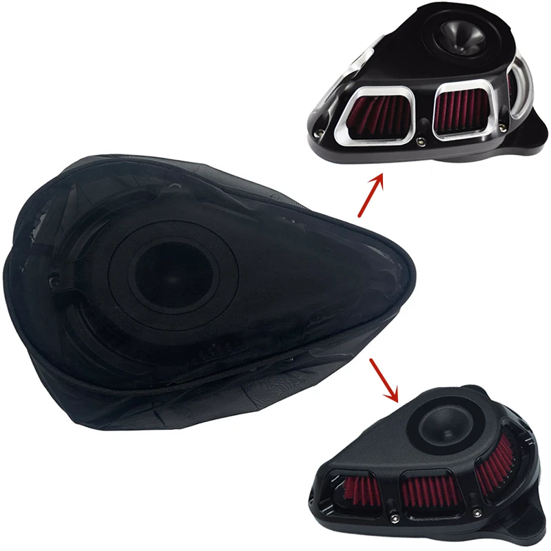 Защитный чехол для мотоциклетного воздушного фильтра Harley Sportster 883 1200 Touring Dyna Softail