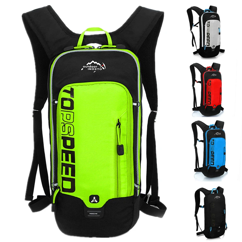 

INOXTO 6L Cycling Pack Bag Men's Women Riding Waterproof Breathable Bicycle Running Backpack Bicycle Water Bag Bicycle Helmet