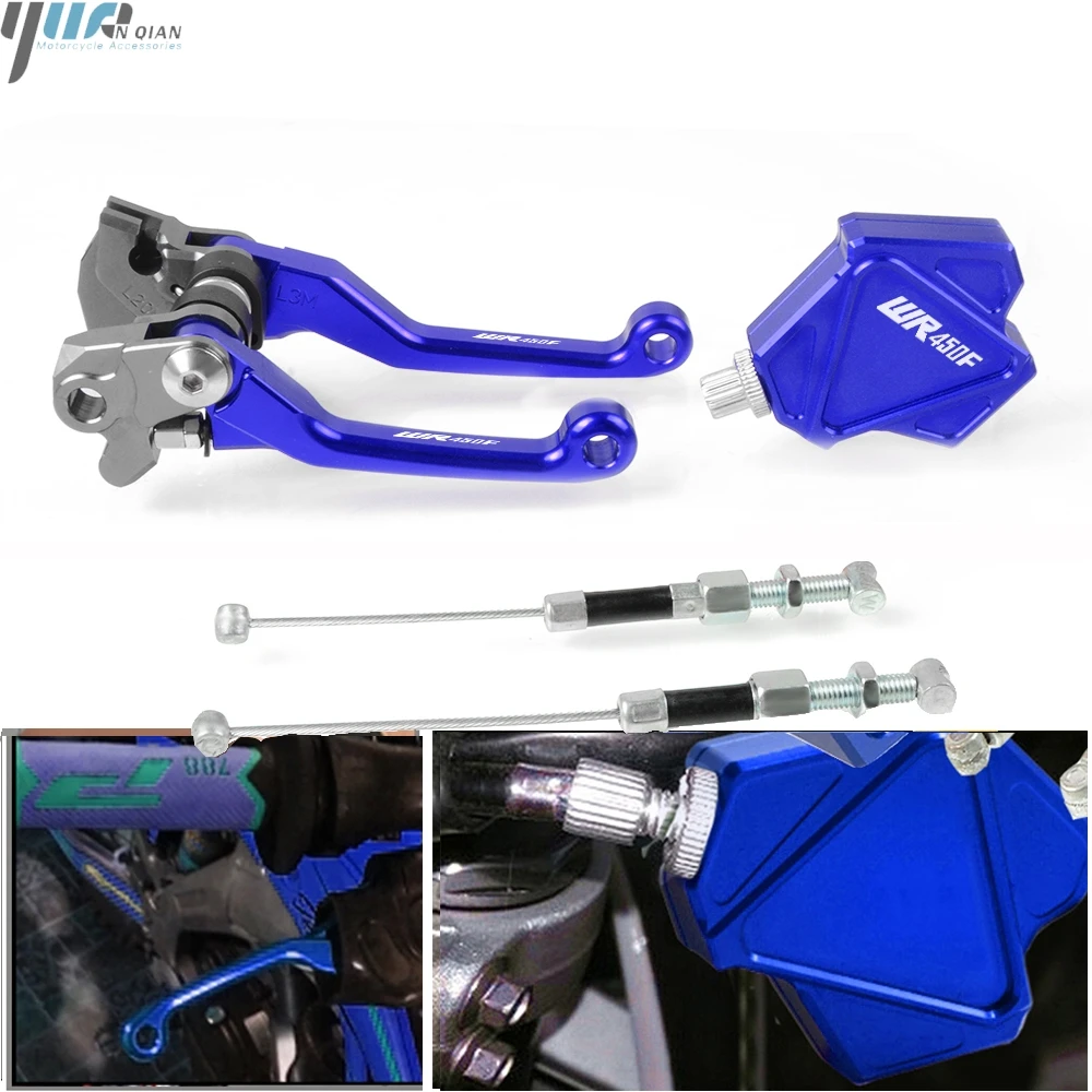 Для YAMAHA WR450F WR 450F WR450 F 2001-2018 2017 2016 2015 CNC Dirt Bike Pivot тормозные рычаги сцепления легко