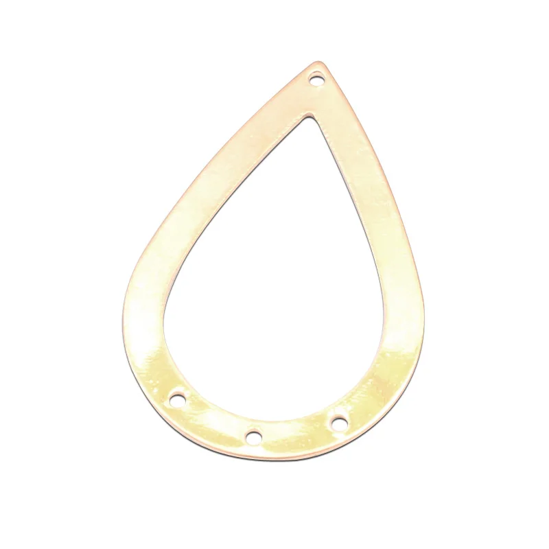 10 шт. медные капли воды Подвеска соединители для DIY ожерелья браслета компоненты