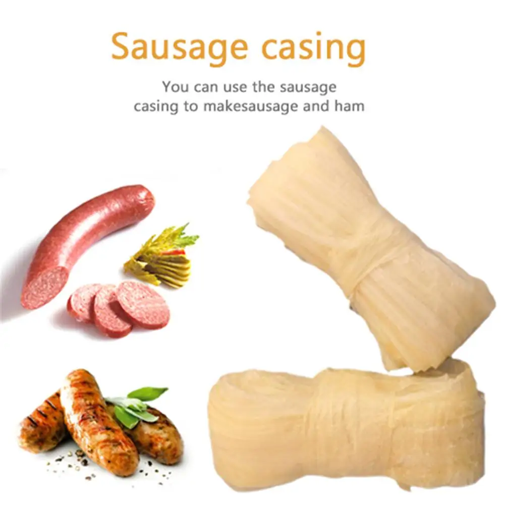 22 мм Овцы сухой кишки колбаса оболочка для обработки мяса DIY Инструменты