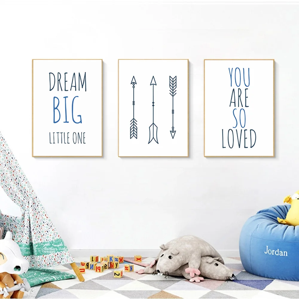 Голубая стрела стены художественный постер картина плакат мультфильм цитаты