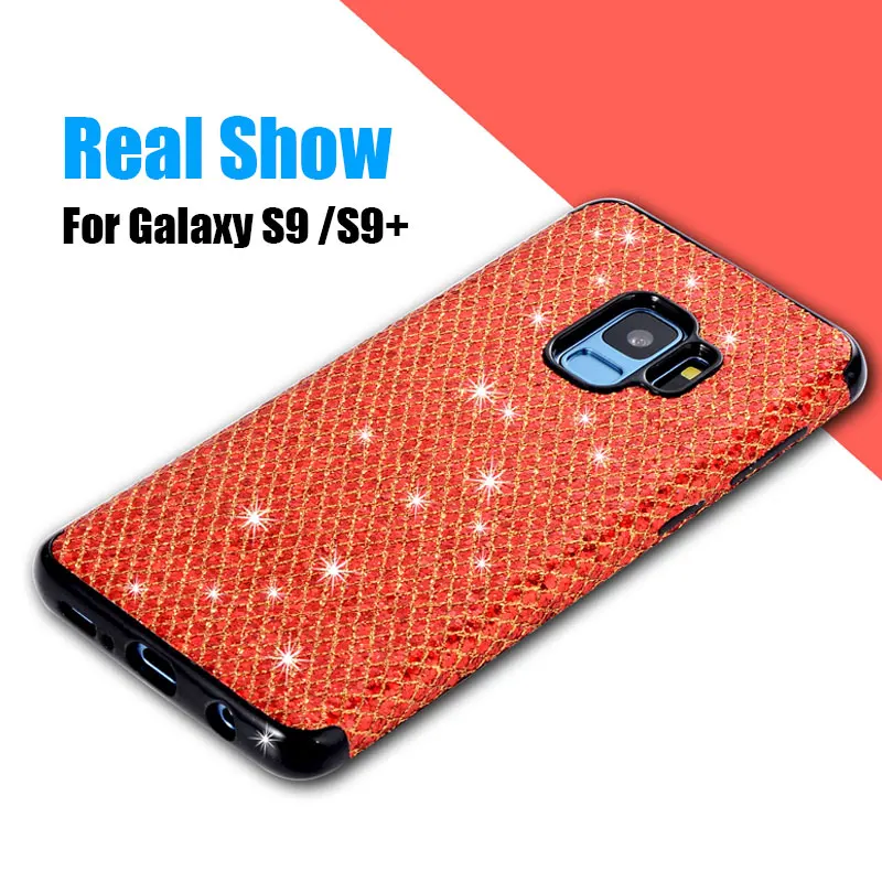Чехол для samsung Galaxy 9S S9 Plus S9Plus блестящий чехол s Samsun S 9 тонкий бампер телефона