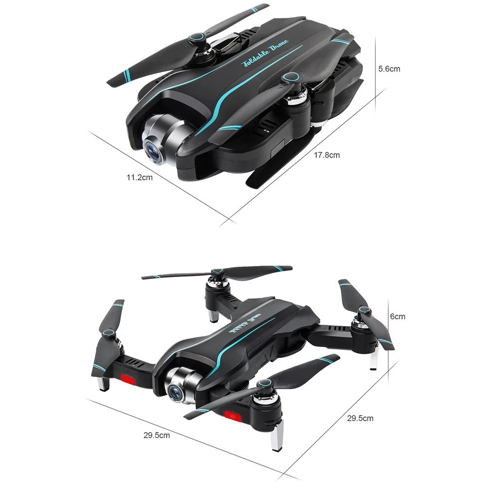 Новейший Радиоуправляемый Дрон S17 с двумя камерами 1080P 4K HD живое видео FPV