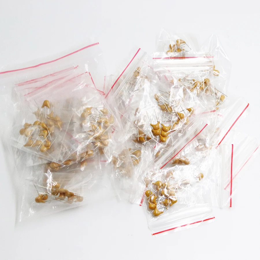 18values*10pcs =180pcs Monolithic Ceramic Capacitor 20pF~1uF,ceramic capacitor Assorted Kit