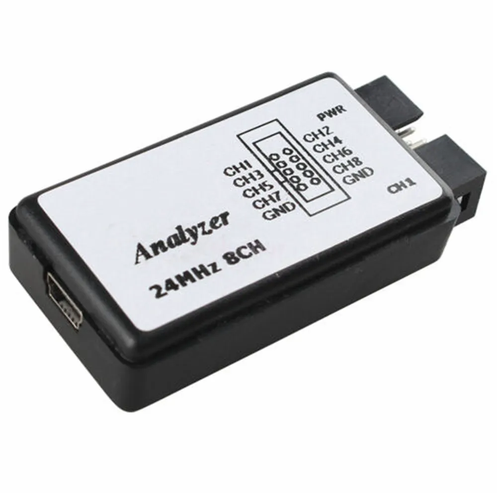 Логический анализатор USB 24 м 8 каналов микроконтроллер ARM логический отладчик МГц