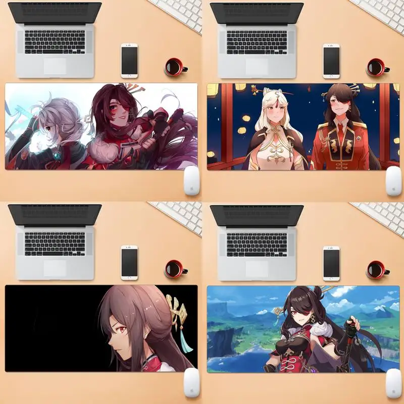 

Beidou Genshin Impact Gaming Player Desk Laptop Rubber Mouse Mat Large Gaming Laptop Non-slip Rubber Office Computer Mouse Pad