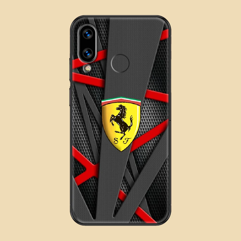 

SupercarFerrari Phone case For Huawei Honor 6 7 8 9 10 10i 20 A C X Lite Pro Play black soft Etui fashion coque art shell tpu