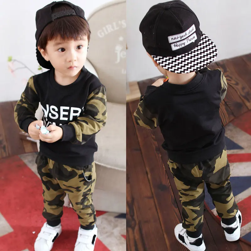 Spring Autumn Baby Boys Clothes Full Sleeve T-shirt And Pants 2pcs Cotton Suits Children Clothing Sets Toddler Brand Tracksuits |